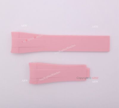 Pink Rubber B Submariner Rolex Bracelet Replica on Sale